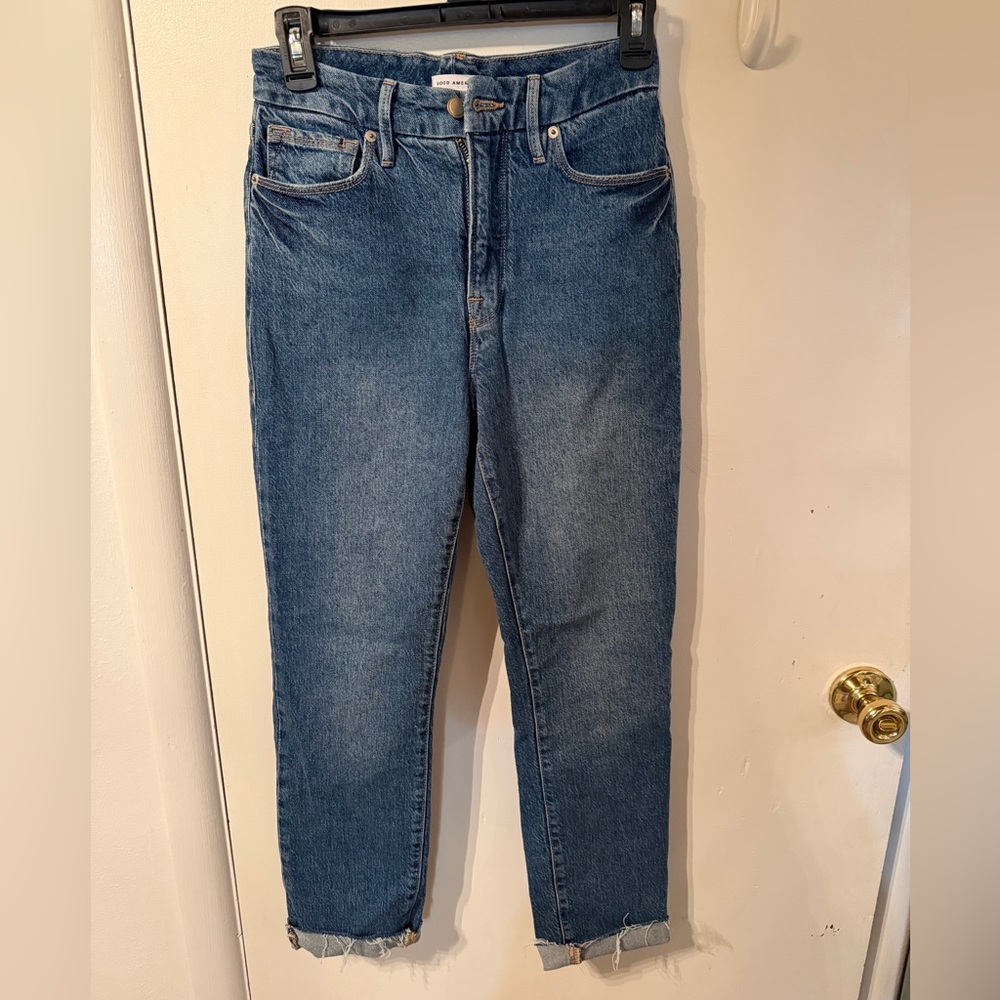 Classic High-Rise Blue Good American Women’s Jeans